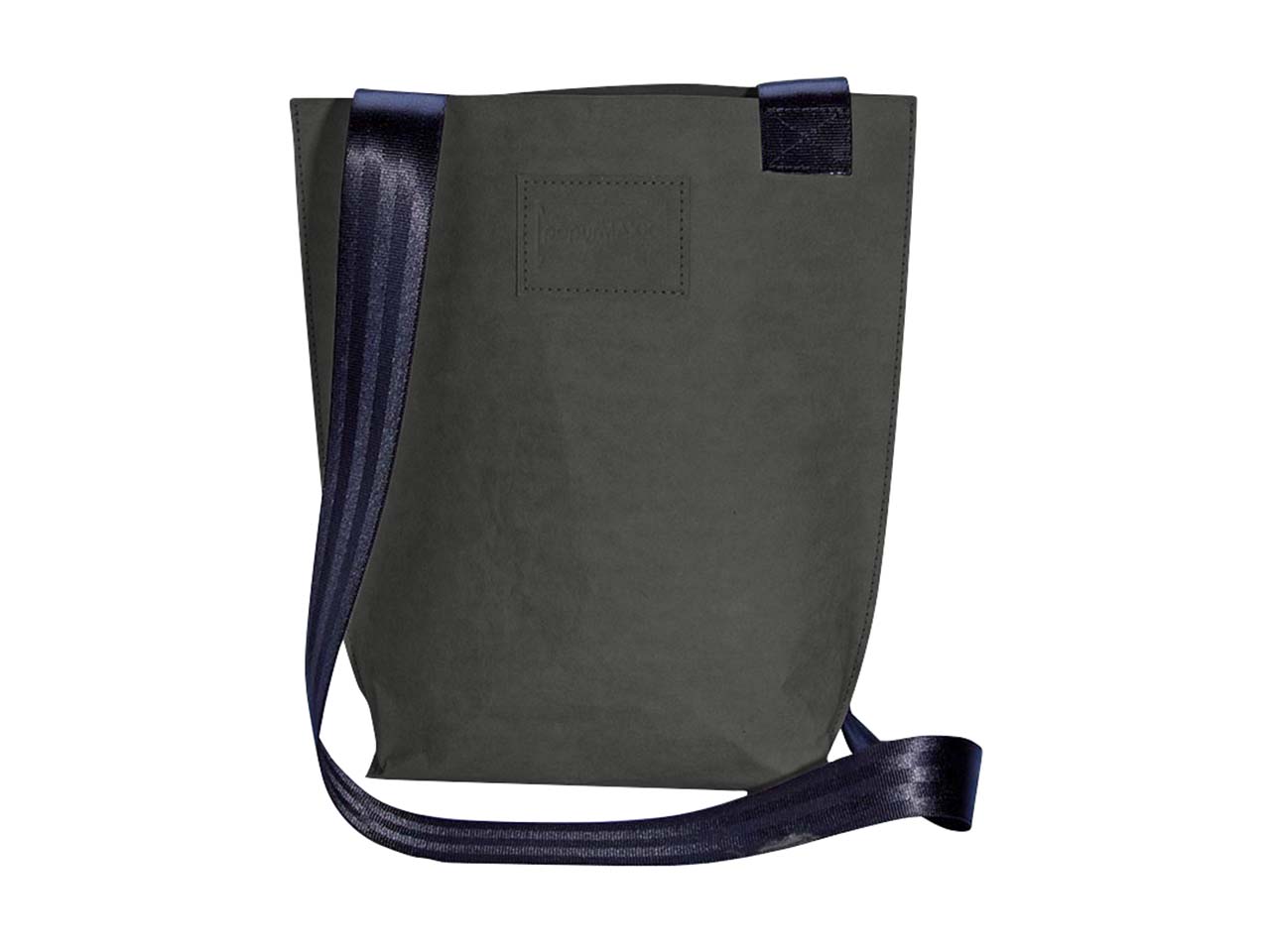 Umhängetasche 'Amy' aus Papyr, black
