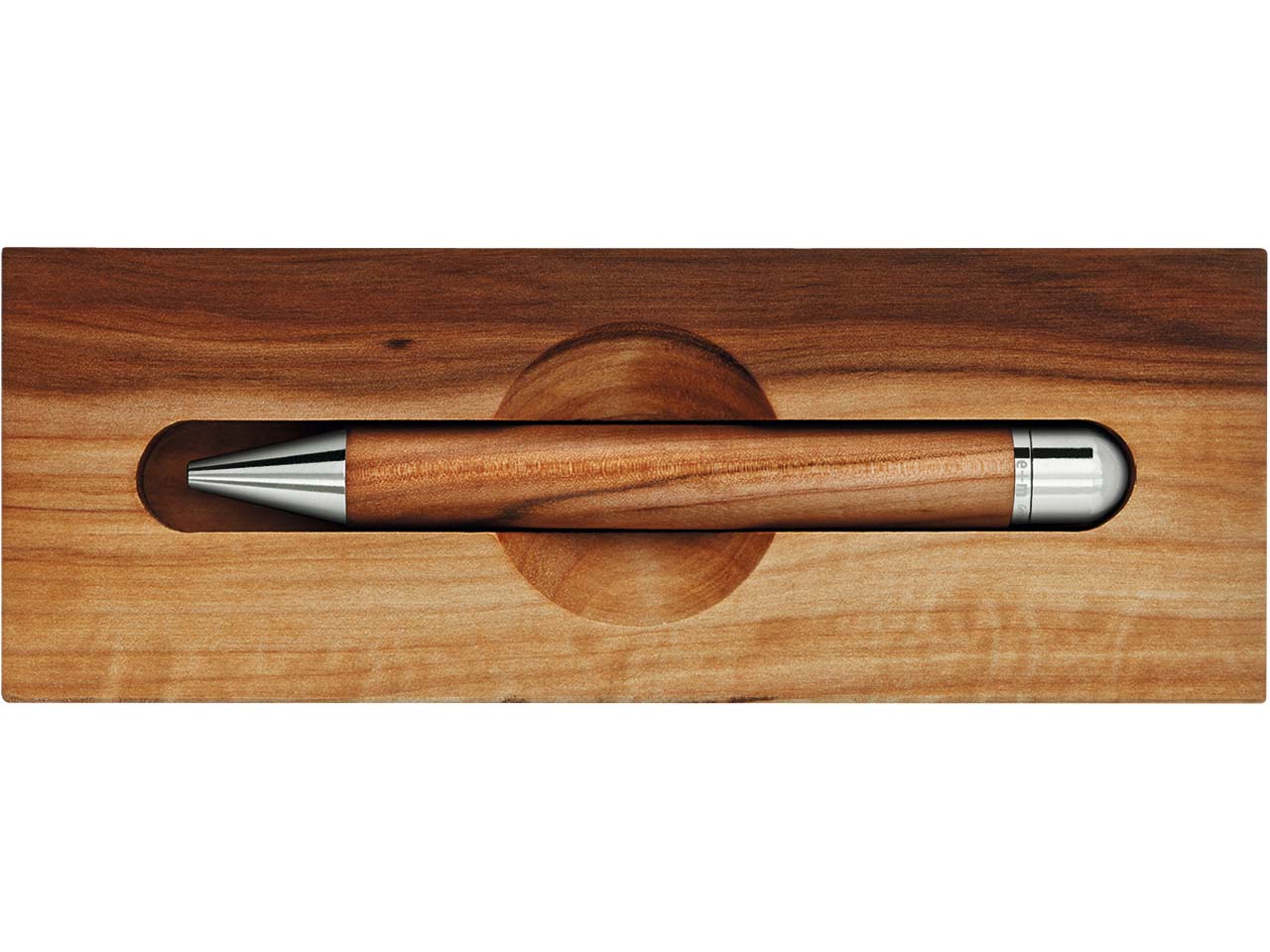 Kugelschreiber 'Wood-in-Wood' mit Holzcase, Wildapfel