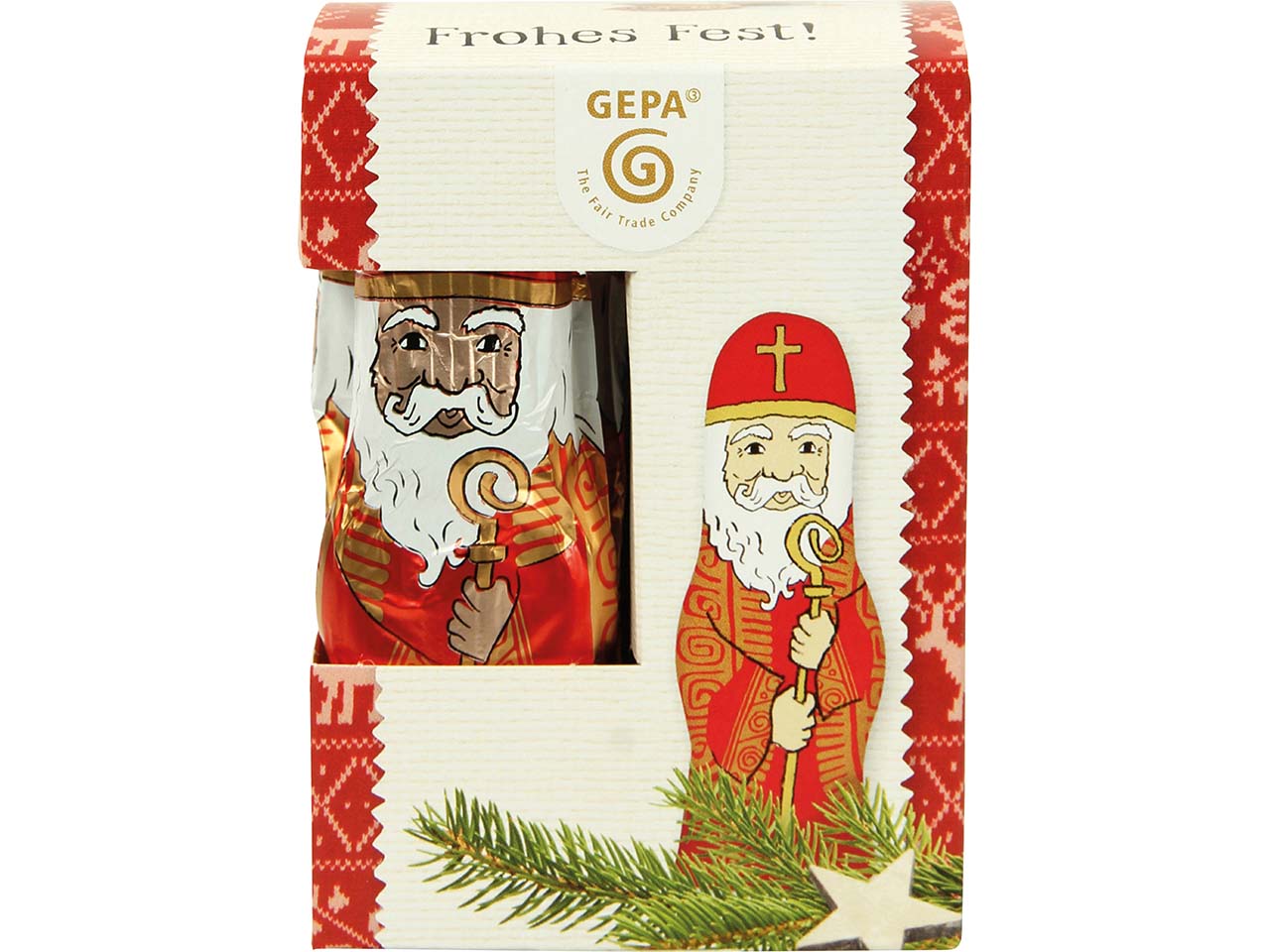 GEPA Bio-Schoko-Nikolaus, 10 x 12,5 g