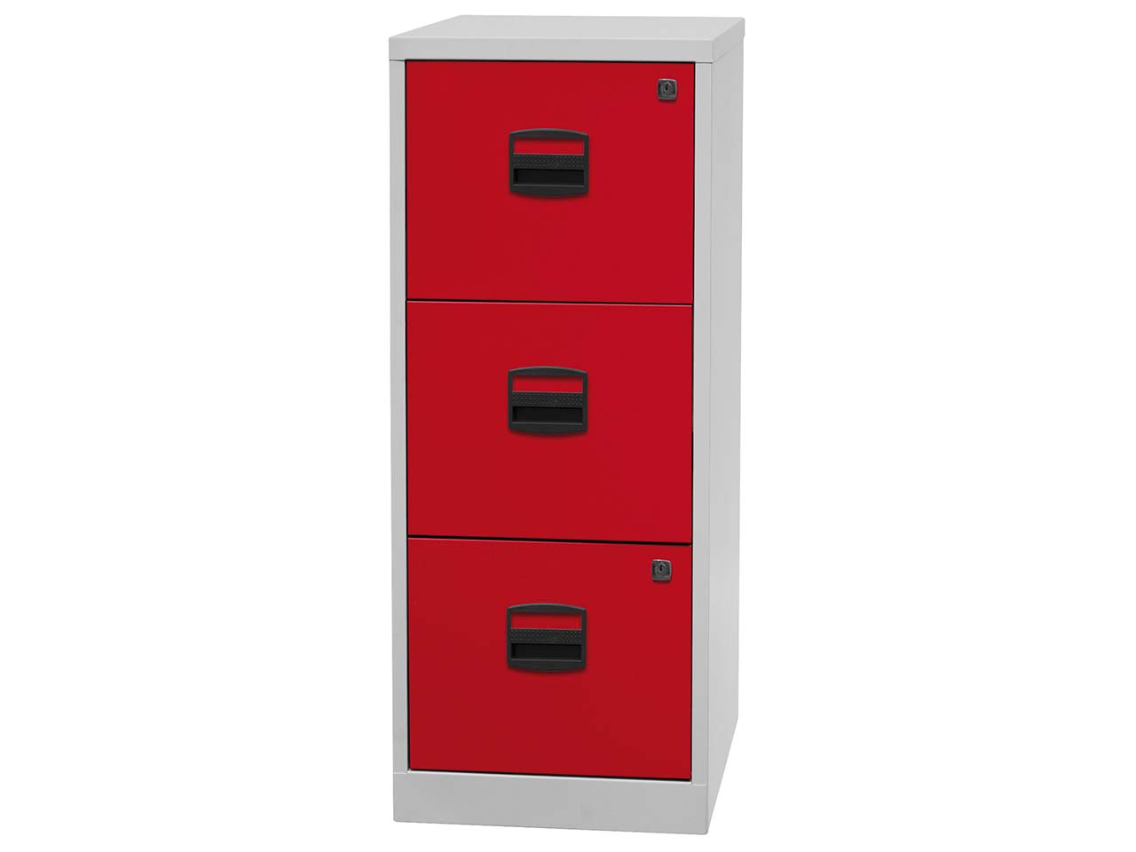 Bisley Home Container 3 HR Schübe grau/rot