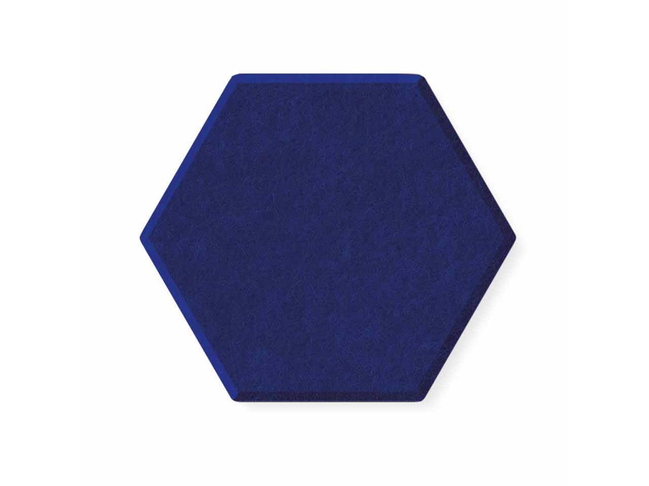 magnetoplan Akustik Wandpaneele "ecoAware" 37 x 32 x 0,9 cm Hexagon, blau, 6 Stk.