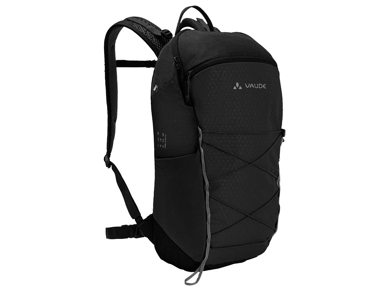 VAUDE Wanderrucksack 'Agile 20' mit Hüftgurt und Kordelzugfront, black
