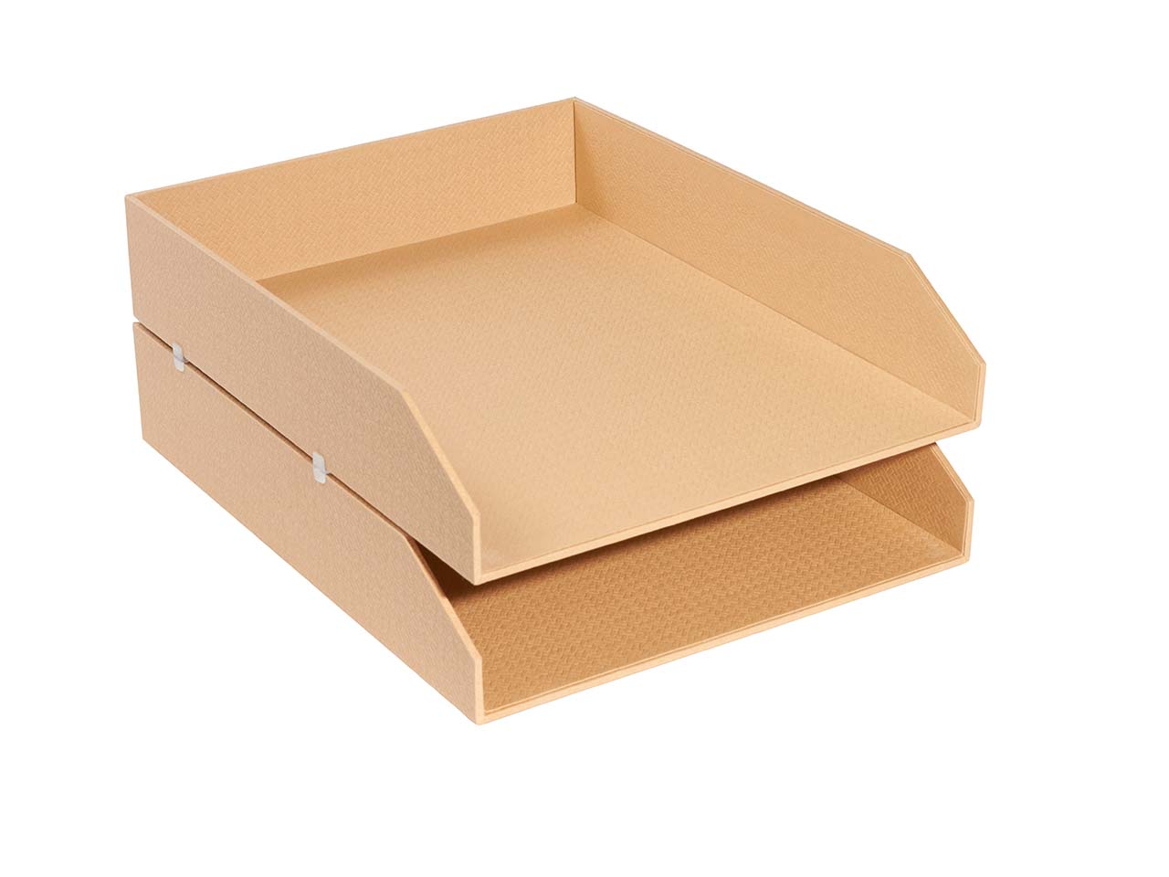 2 Exacompta Briefablagen "Office By Me", DIN A4+, beige