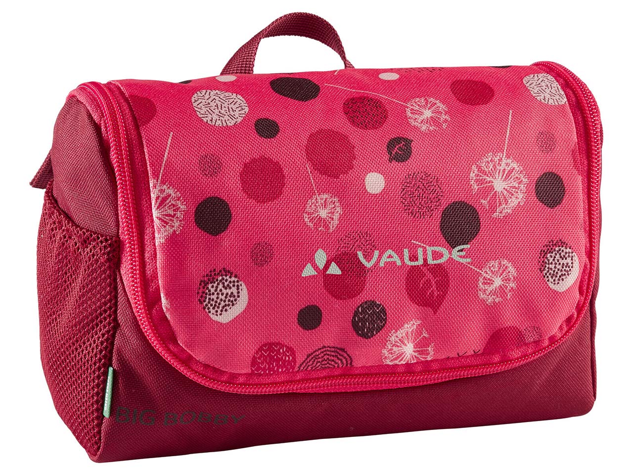 VAUDE Kinder-Kulturbeutel 'Big Bobby' mit Namensschild, 2 l, bright pink/cranberry
