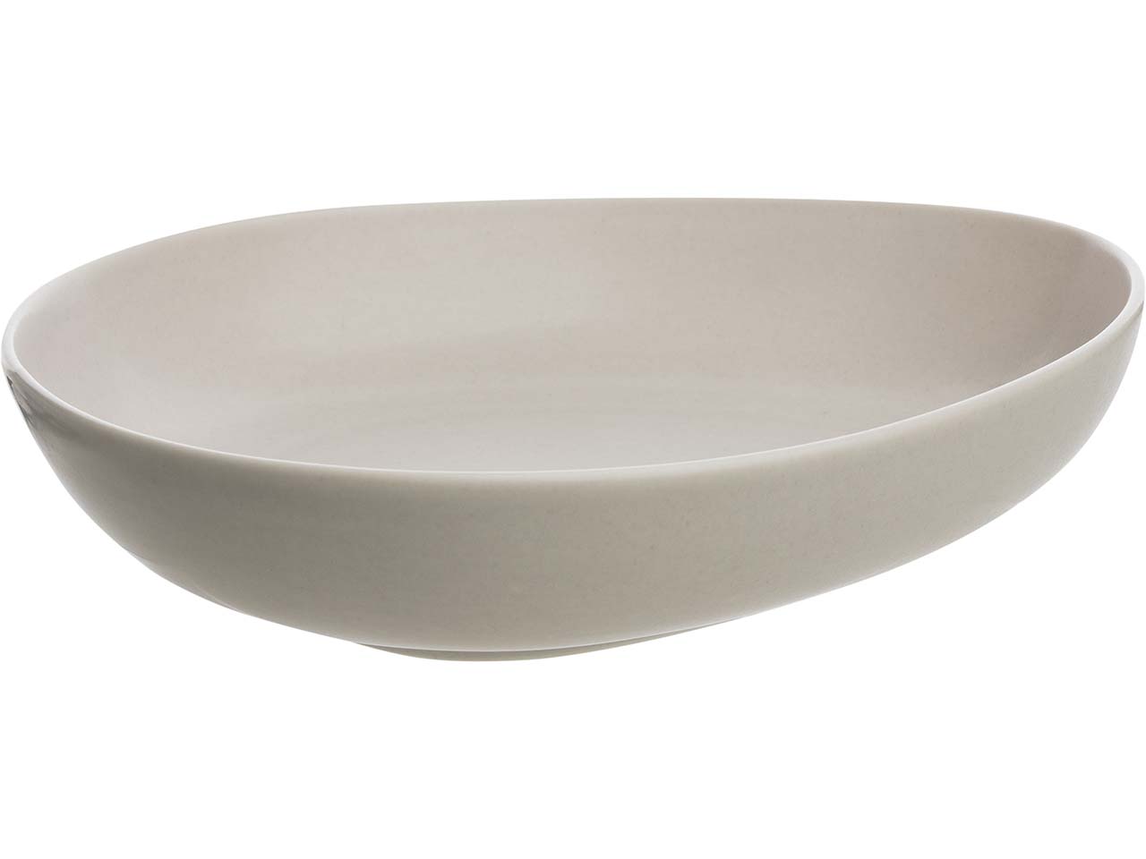 tranquillo Suppenteller "VALLORA" aus Steinzeug, 24 x 22 x 5,4 cm, creme
