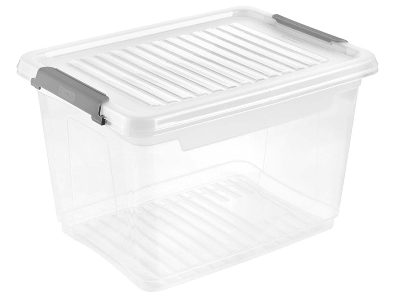 keeeper Clip-Aufbewahrungsbox "Leonie" 37,5 x 28,5 x 23,5 cm, 16,6 l, natural transparent