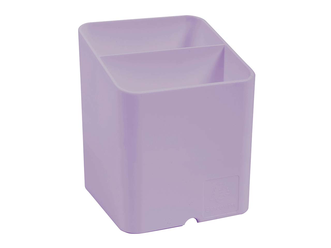 10 Exacompta Stifteköcher Pen Cube "Aquarel", 2 Fächer, malve