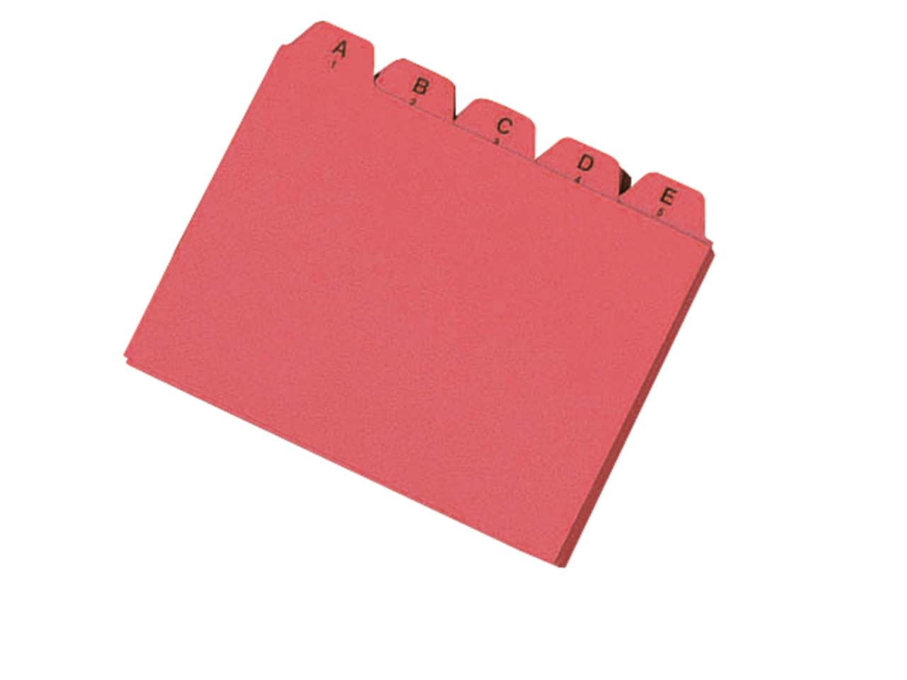 Karteiregister A-Z, A5 rot