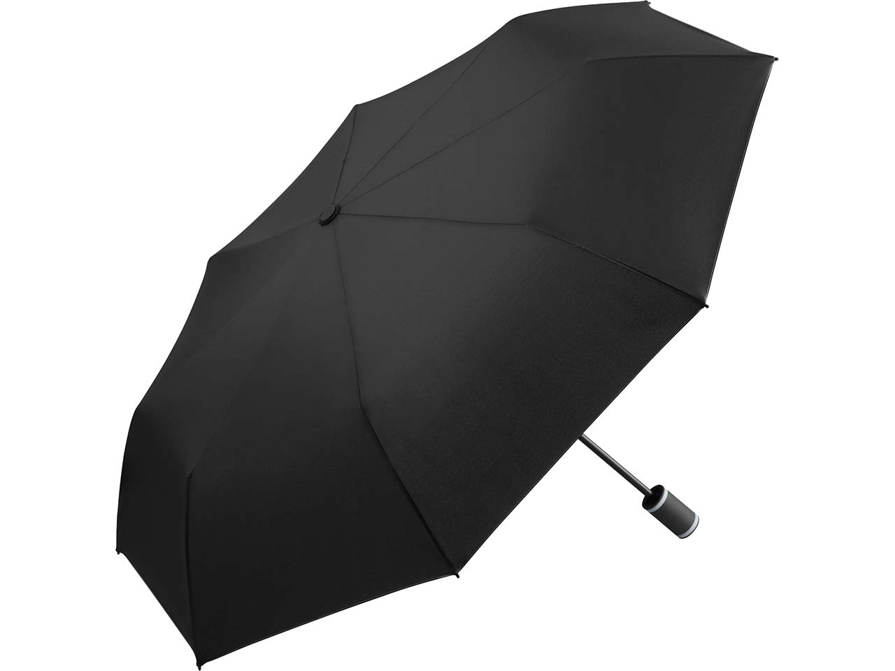 FARE Taschenschirm "Mini Style" mit Handöffner, schwarz-grau