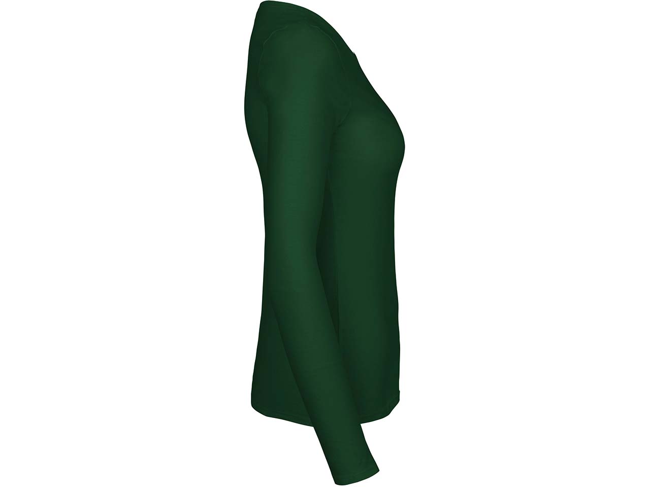 Neutral 2er-Pack Bio-Damen-Langarmshirt mit Rundhalsausschnitt, bottle green, Gr. L