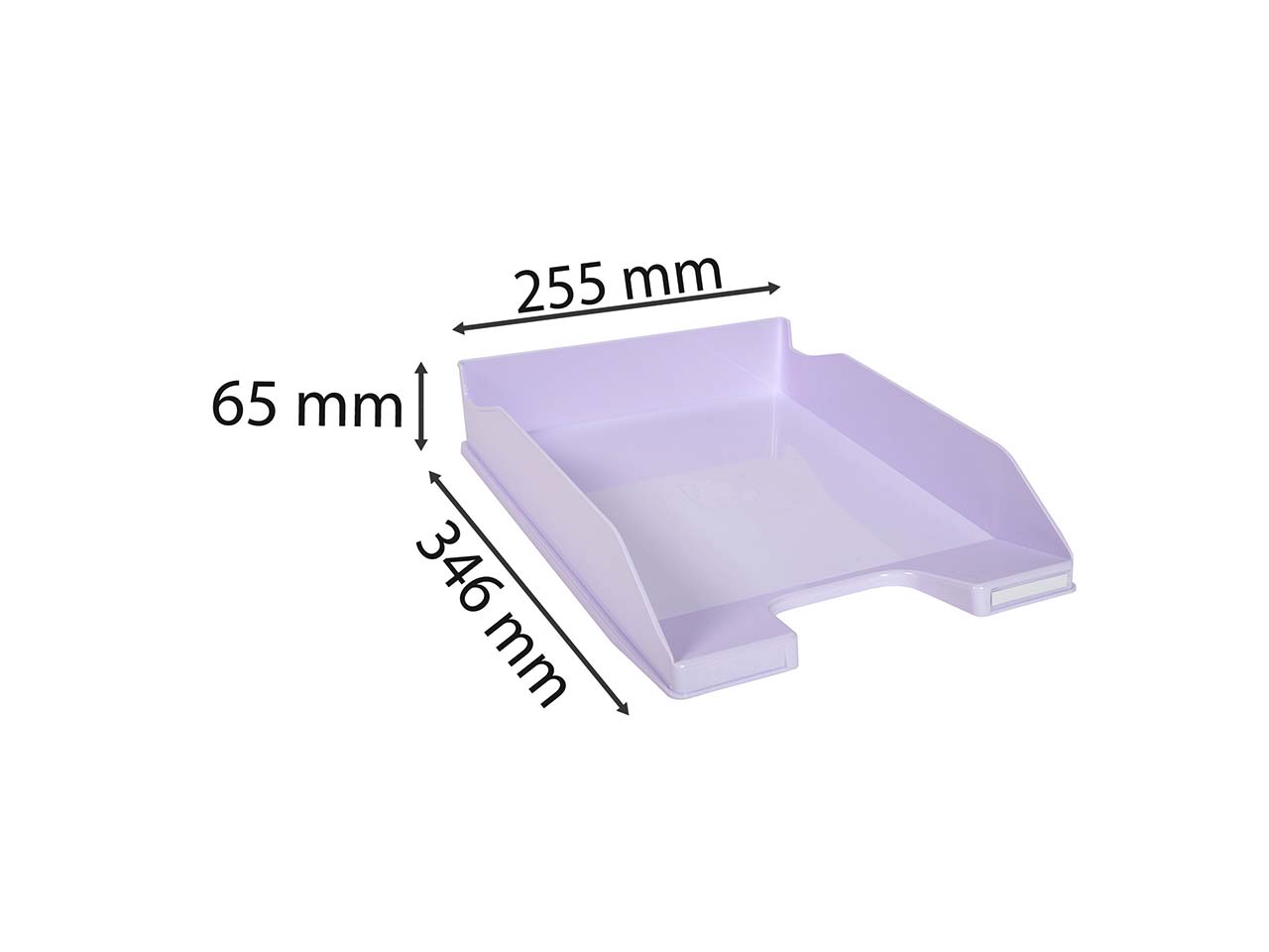 6 Exacompta Briefablagen Combo Midi "Aquarel", DIN A4+, 500 Blatt, malve