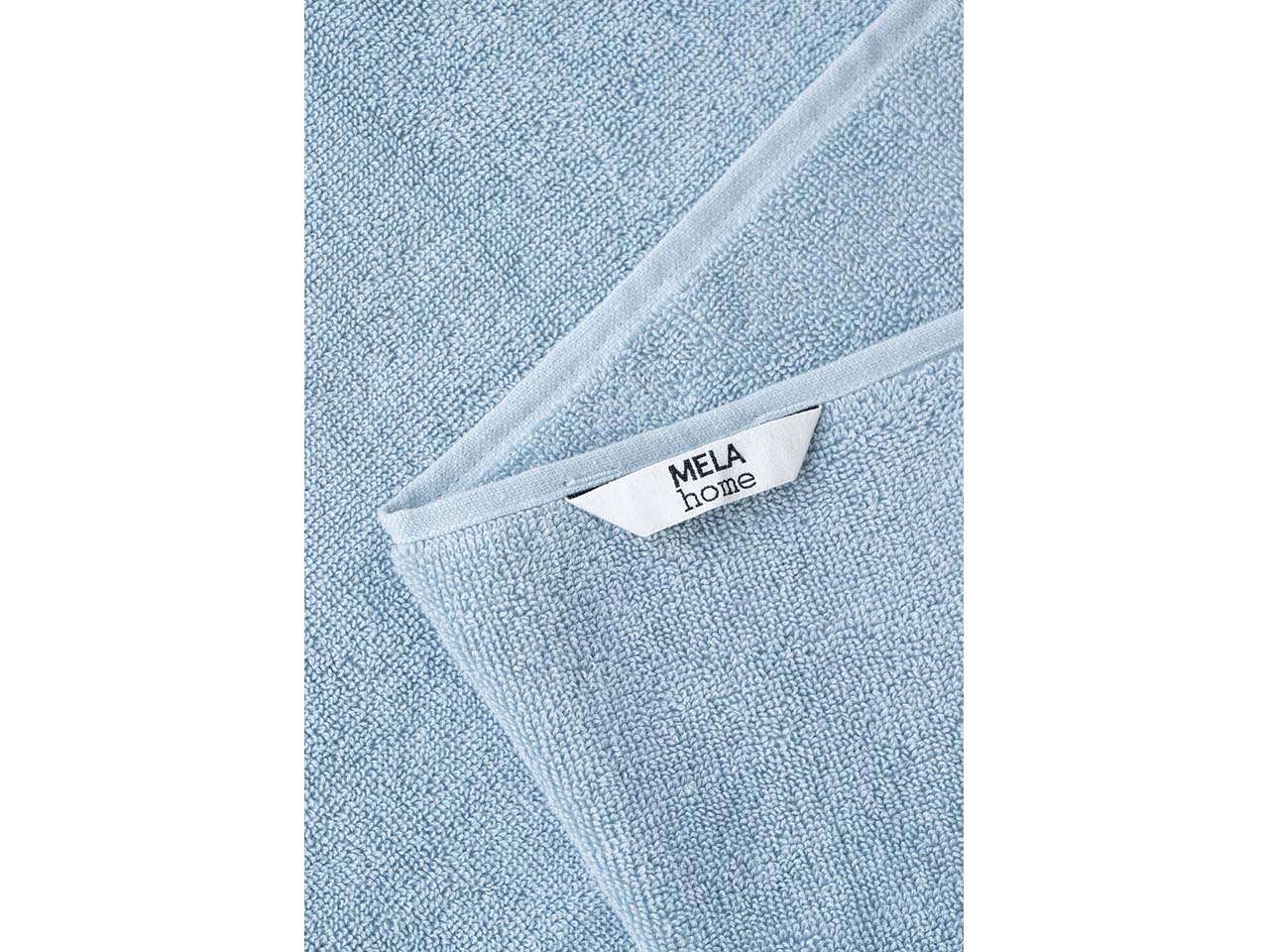 MELA Bio-Duschtuch 'TANVI' 70x140 cm, aus Frottee, cloudy blue