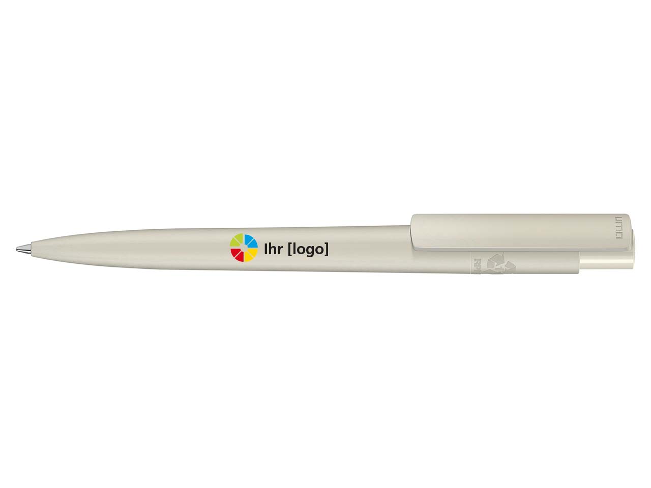 uma Kugelschreiber 'recycled PET PEN PRO F OCEAN' ecru