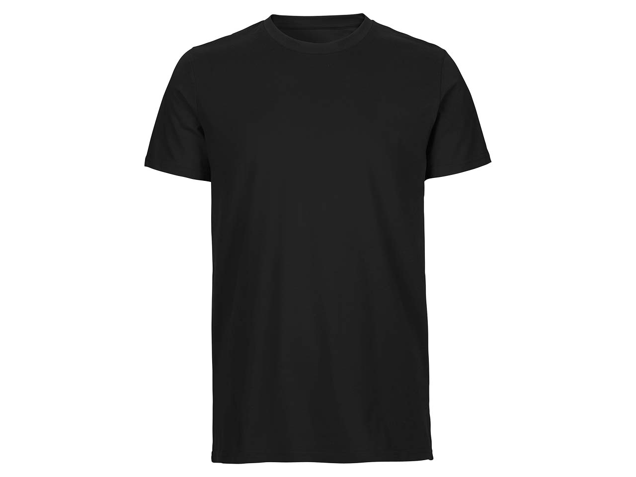 Neutral Bio-Herren-T-Shirt mit Rundhalsausschnitt schwarz, Gr. S