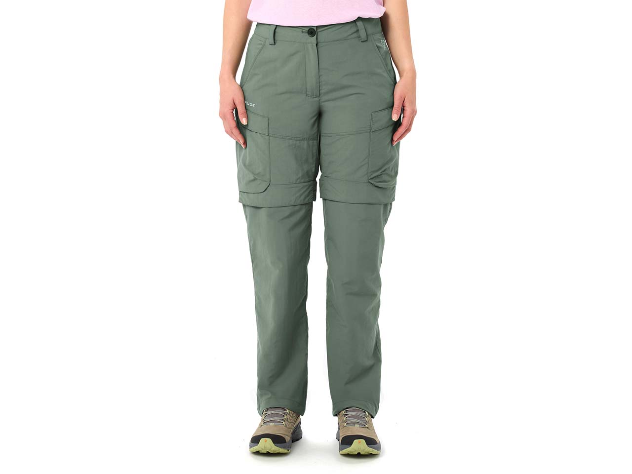 VAUDE Damen-Cargohose "Neyland Cargo ZO" mit natürlichem Insektenschutz, agave, Gr. 38