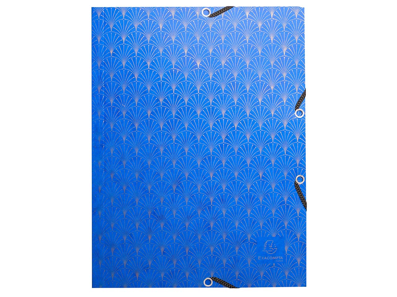 60 Exacompta Sammelmappen "NeoDeco", 400 g/m², DIN A4, Gummizug, 3 Klappen, sortiert