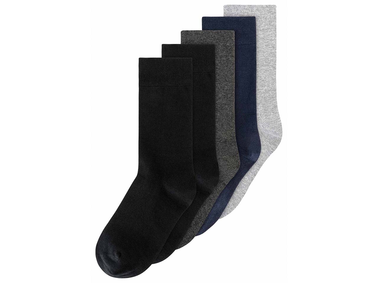 MELA Bio-Socken 'Basic' 5 Paar, mix dark classics, Gr.43/46