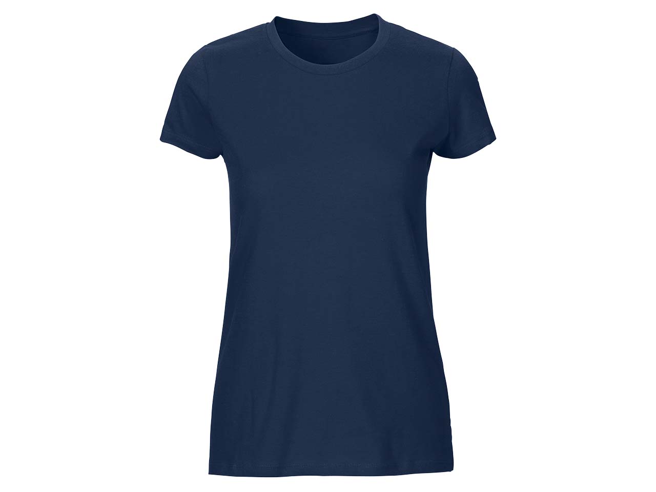 Neutral Bio-Damen-T-Shirt mit Rundhalsausschnitt dunkelblau, Gr. XXL