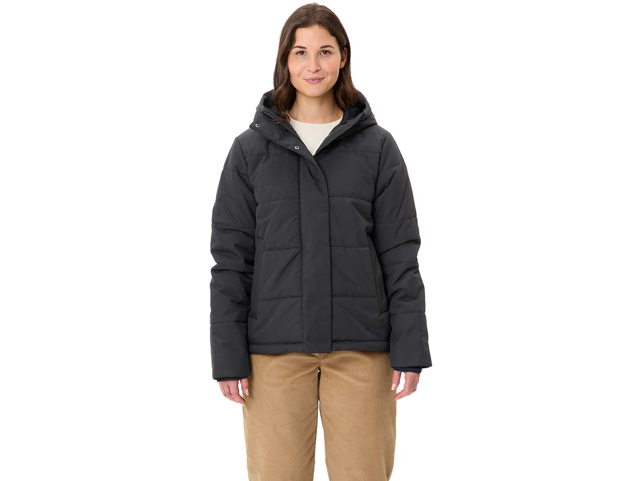 VAUDE Damen-Winterjacke 'Coreway Insulation' mit Daumenschlaufen, black, Gr. 42
