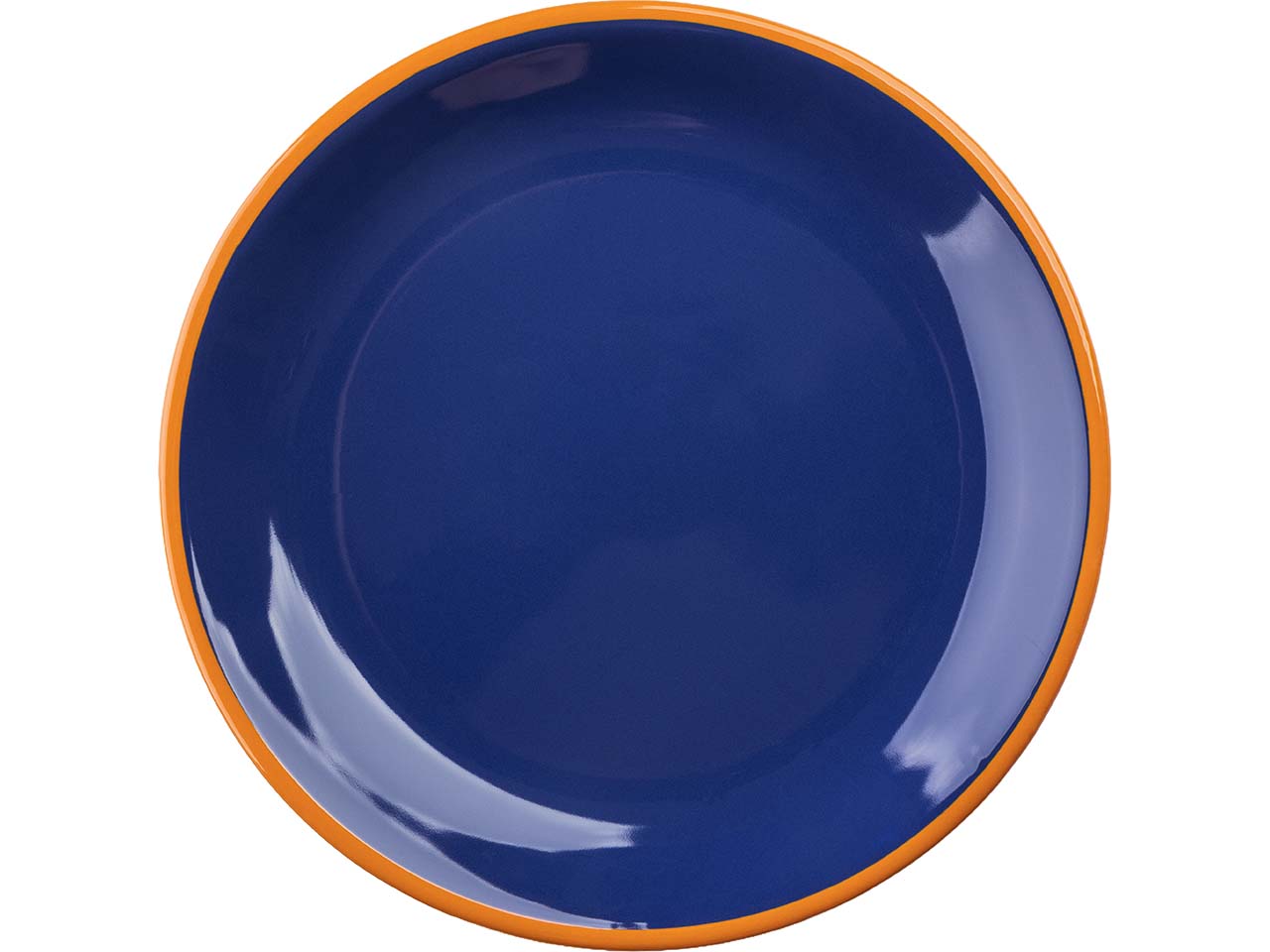 tranquillo Teller "COLOURI" aus Steinzeug, Ø 20,5 cm, blau