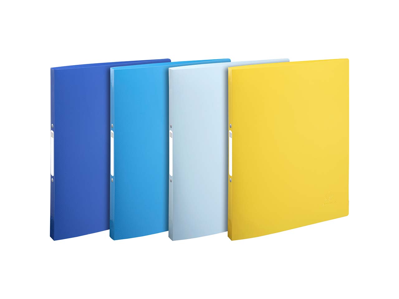 20 Exacompta Ringbücher "BeeBlue", DIN A4, sortiert, 2 Ringen