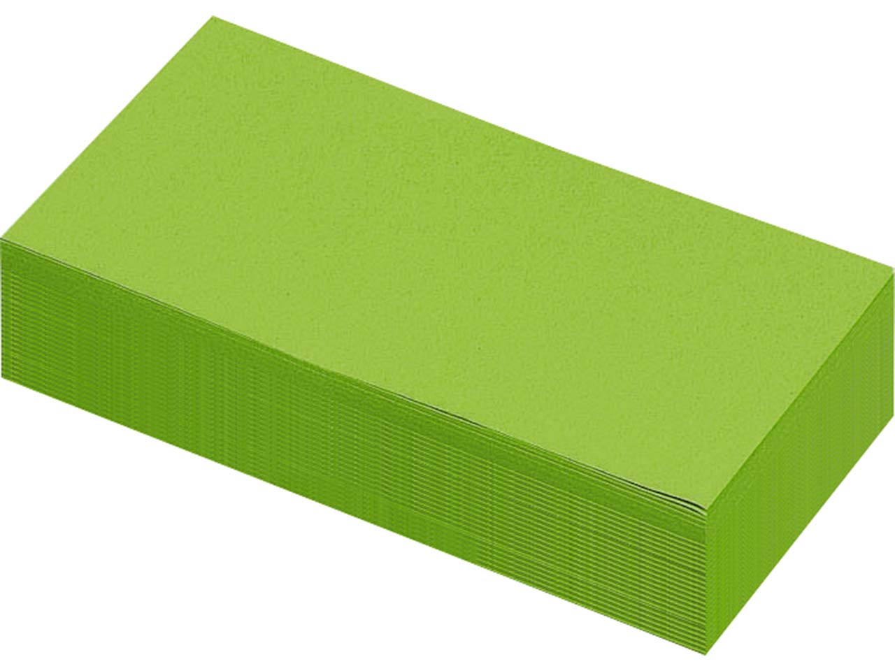 250 Blatt Moderationspapier Rechteck 10x20 grün