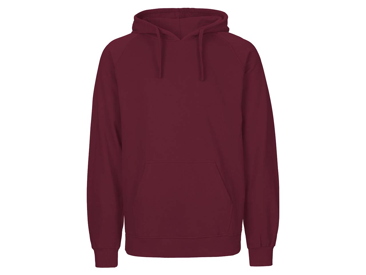Neutral Bio-Herren-Hoodie bordeaux, Gr. M