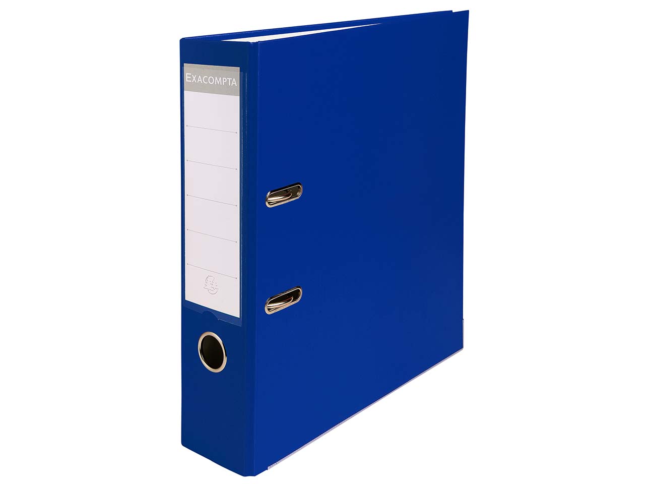 20 Exacompta Ordner aus Karton mit PP-Bezug, DIN A4, blau, RB 80 mm