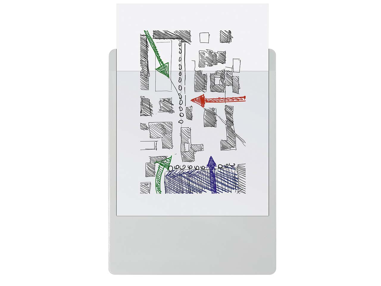 10 Exacompta Klemmbretter mit Hülle, DIN A4, Metallclip, weiß