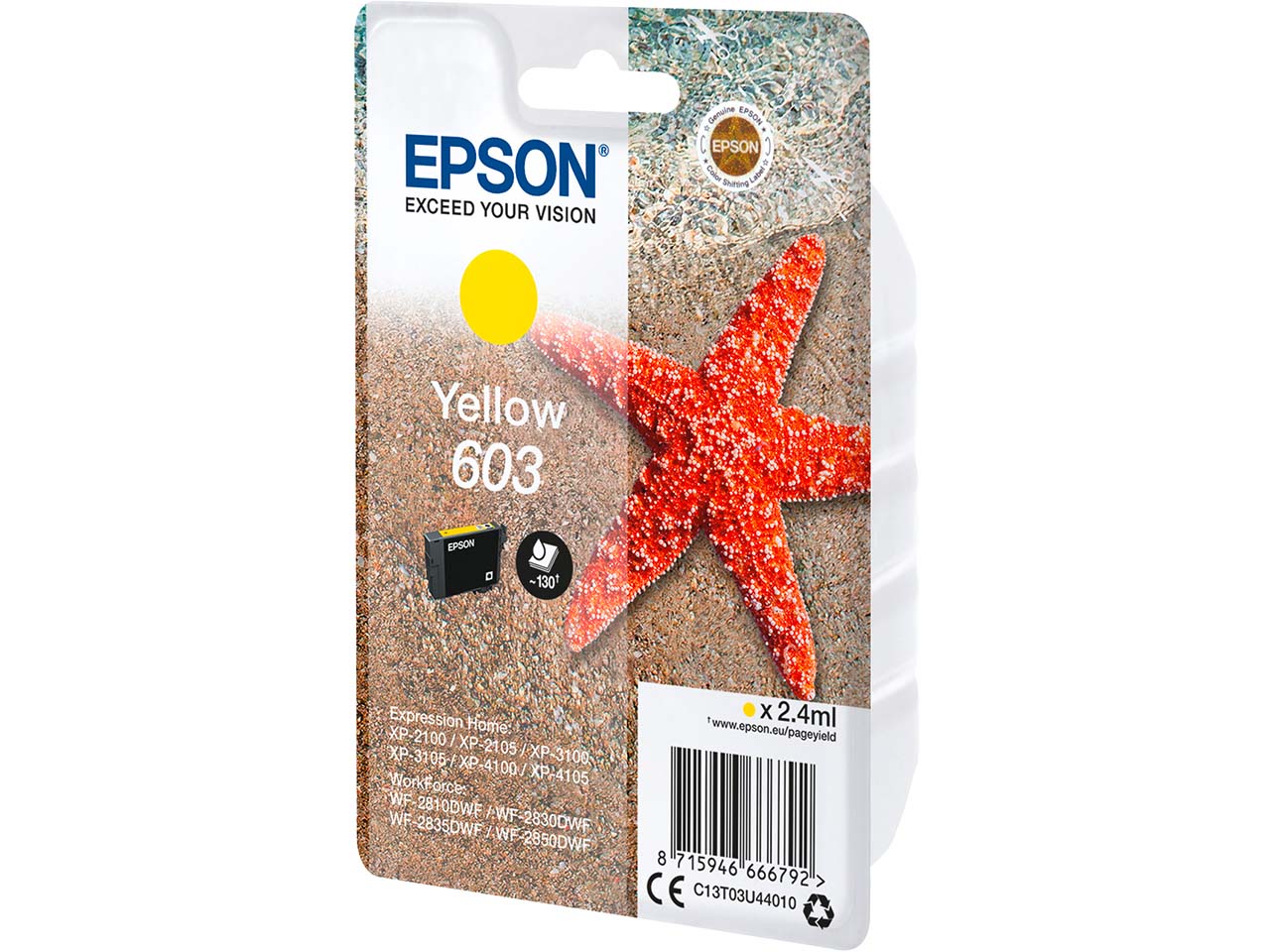 Epson Tintenpatrone 603 gelb