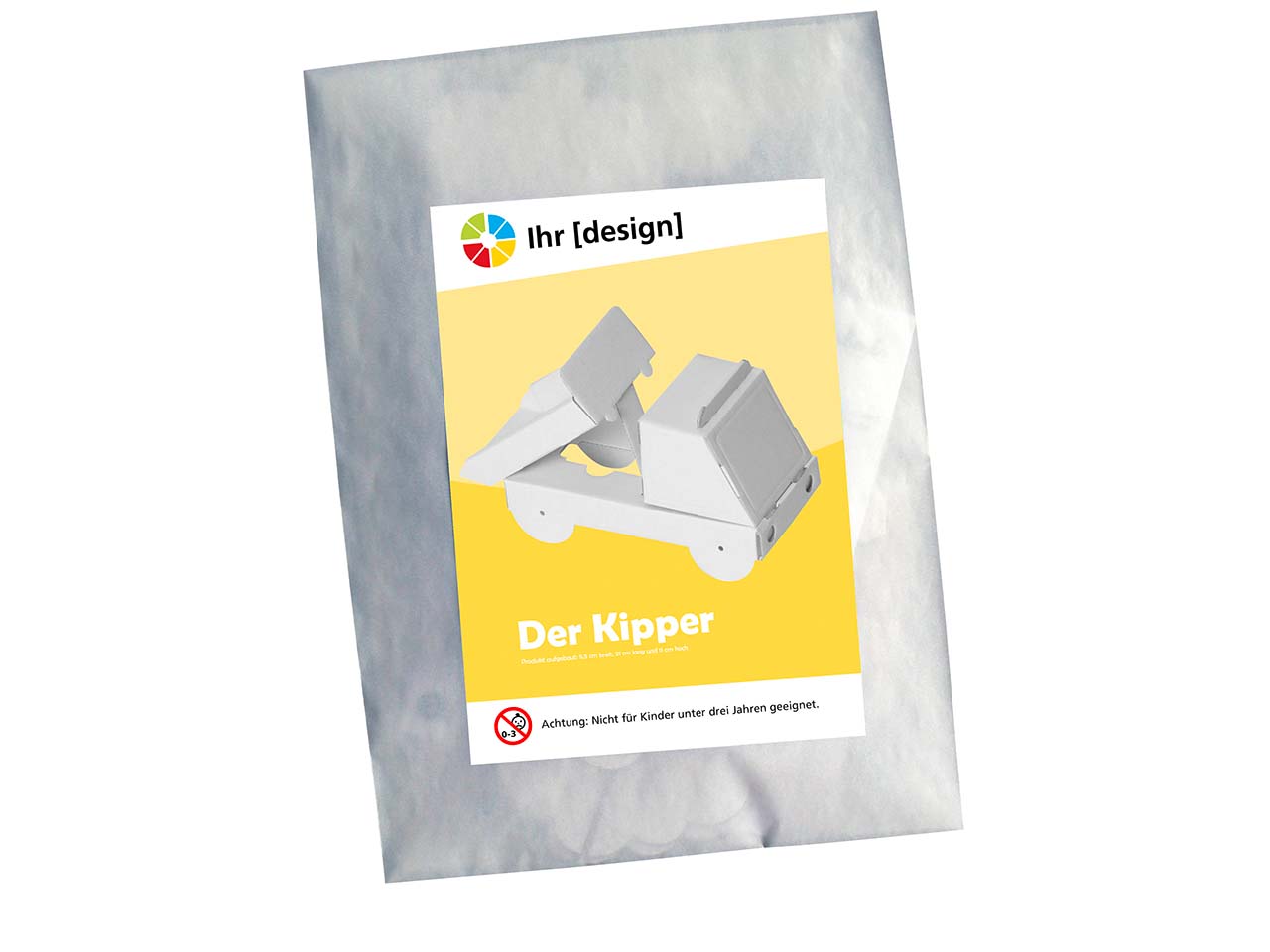 Bastelbogen 'Pappkipper' inkl. individuellem Etikett
