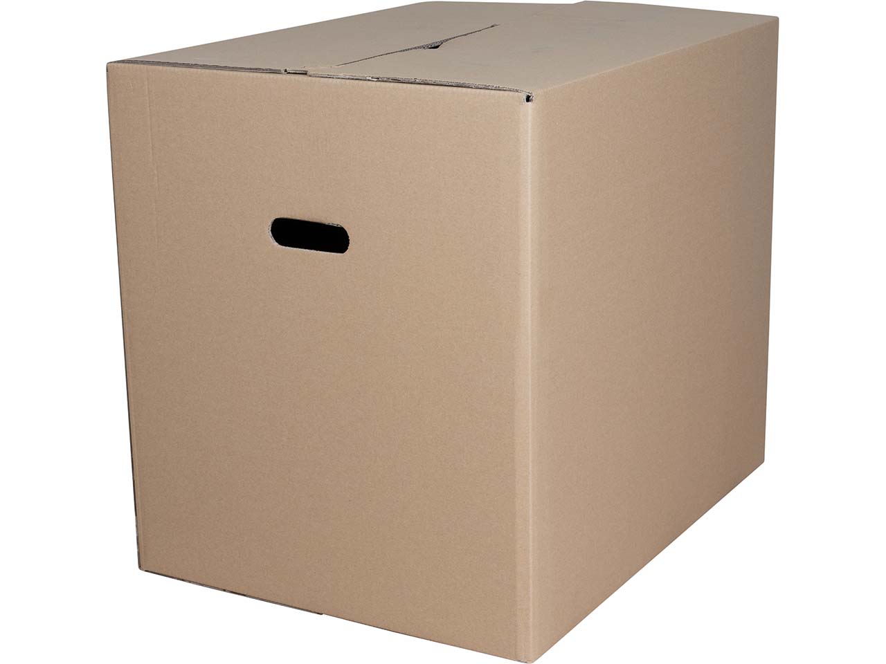 Faltkarton für Umzug oder Archiv mit Griffen 645 x 490 x 560 mm, BC zweiwellig