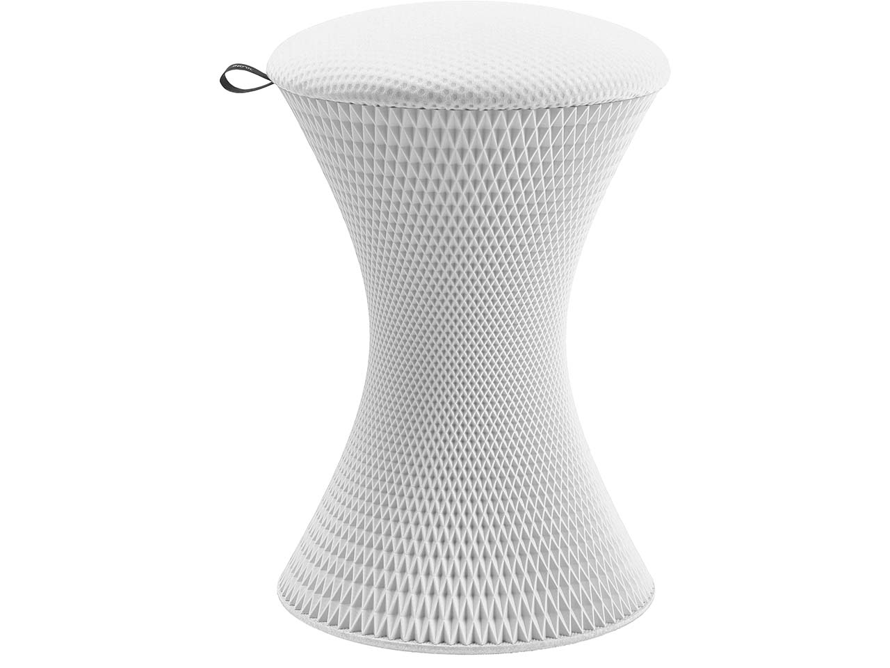 #wagnerdesignlab Bewegungshocker "3D ONE - S" Sitz gepolstert, weiß