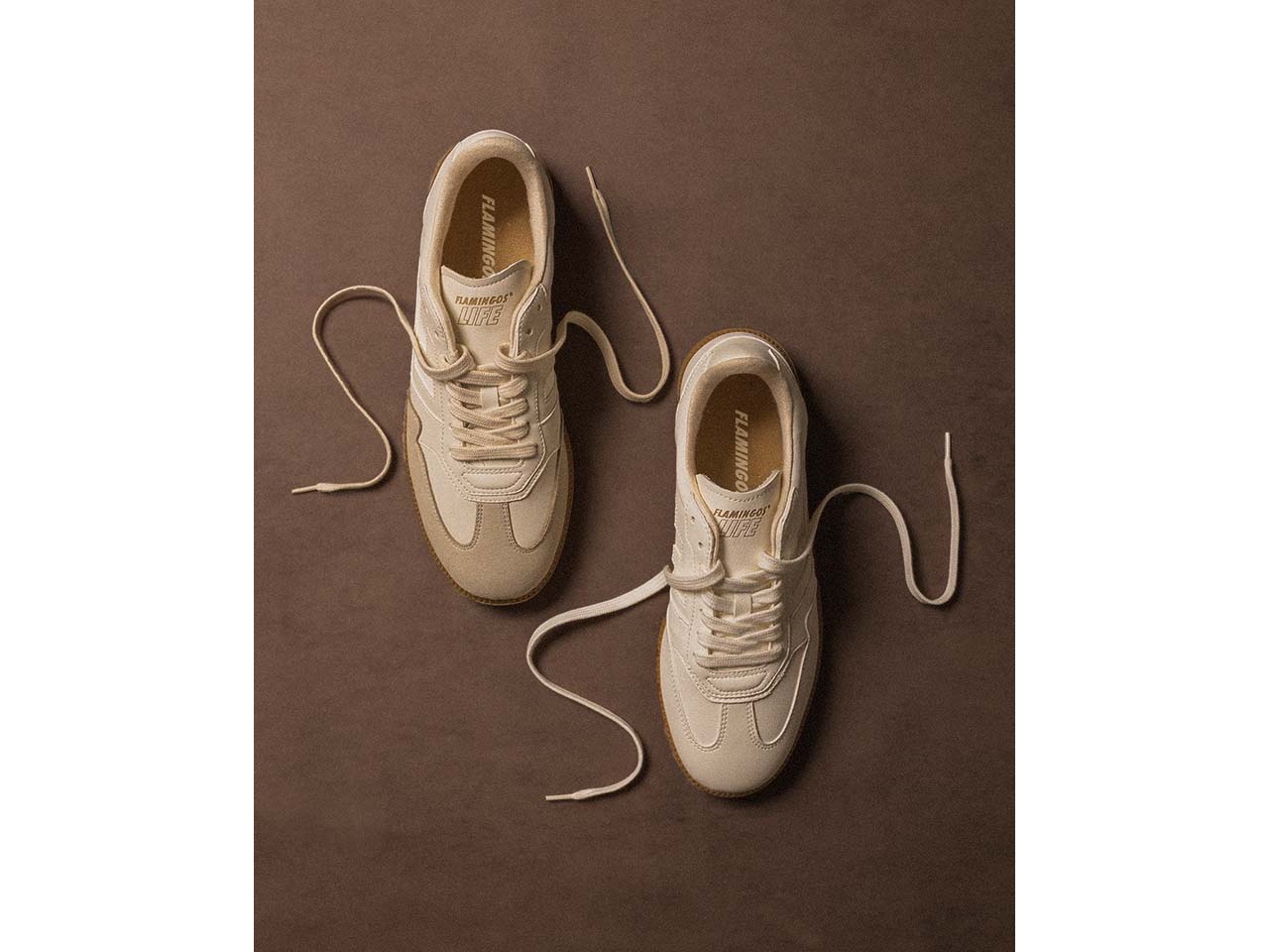 FLAMINGOS LIFE Sneaker "BURELA SLIM", gesso white, Gr. 41