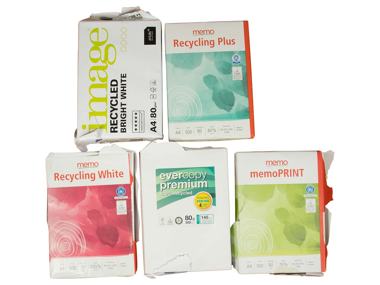 B-Ware Kopierpapier DIN A4, 5 Pack, 2.500 Blatt