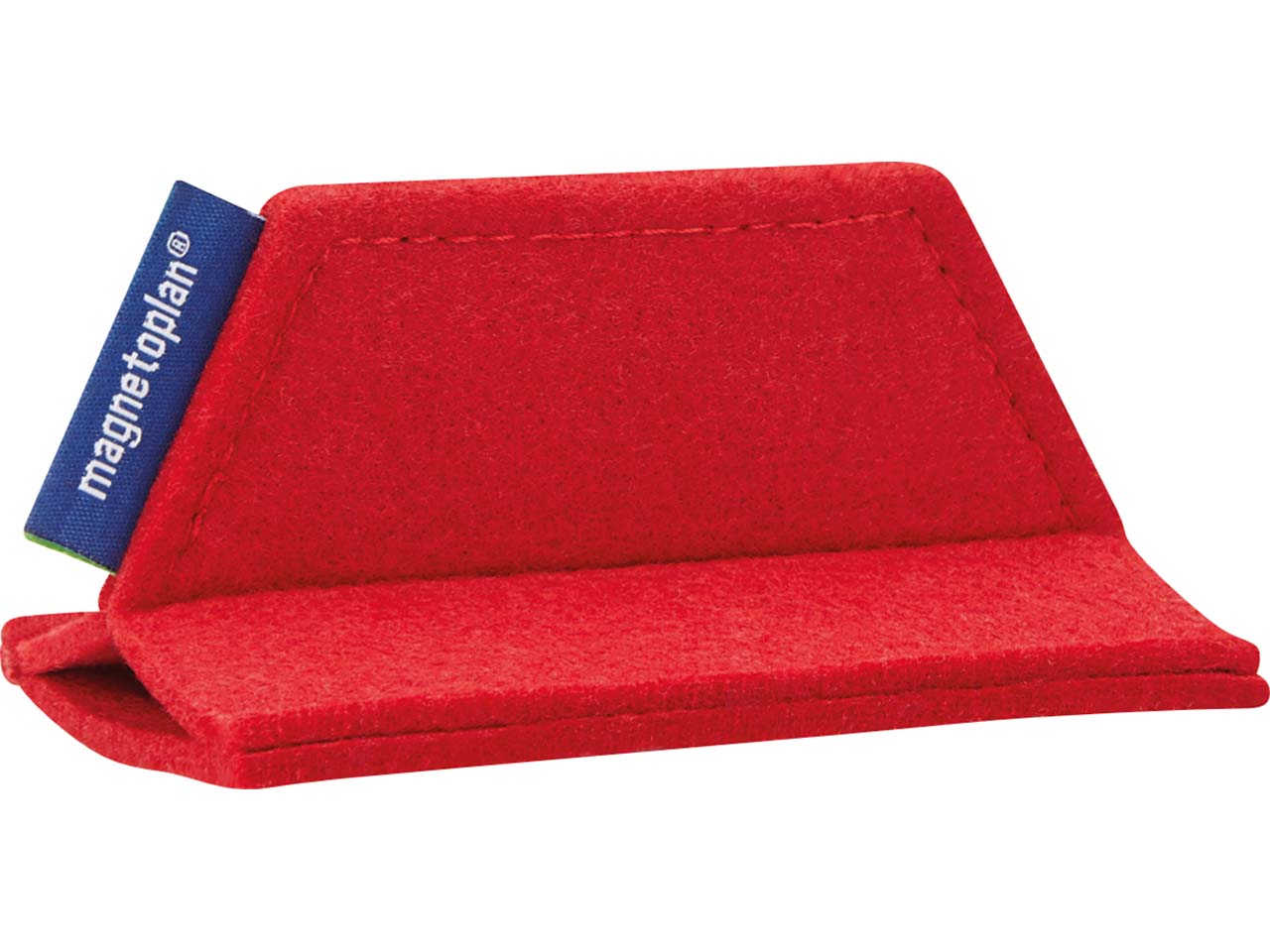 magentoplan Tafellöscher "ecoWare" magnetisch 105 x 60 x 52 mm, RC-PET Filz rot