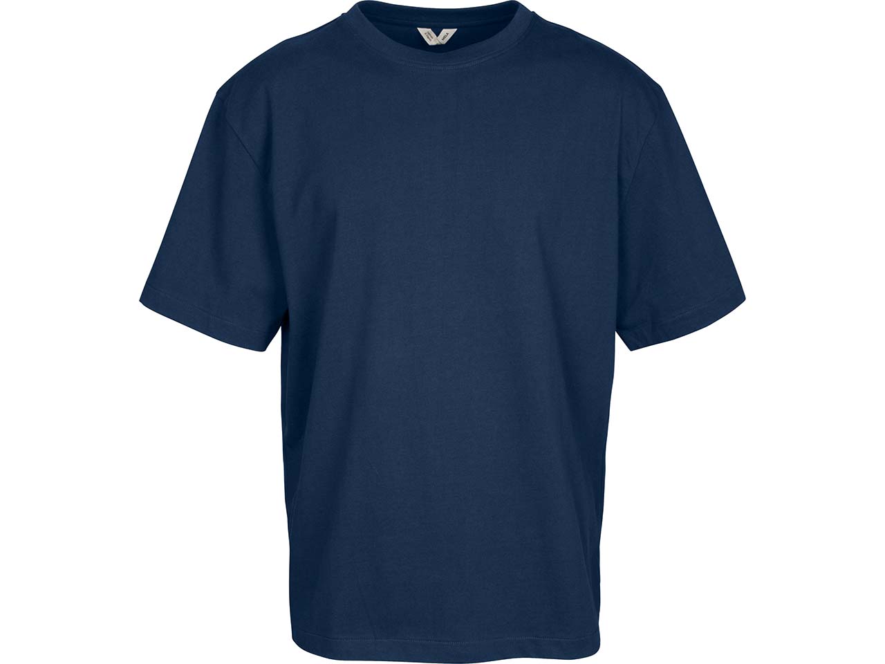 MELA Bio-Herren-T-Shirt 'BHAJAN' mit überschnittenen Schultern, dunkelblau, Gr. M
