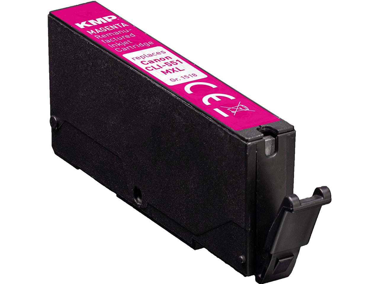 KMP Tintenpatrone ersetzt Canon CLI-551M XL magenta