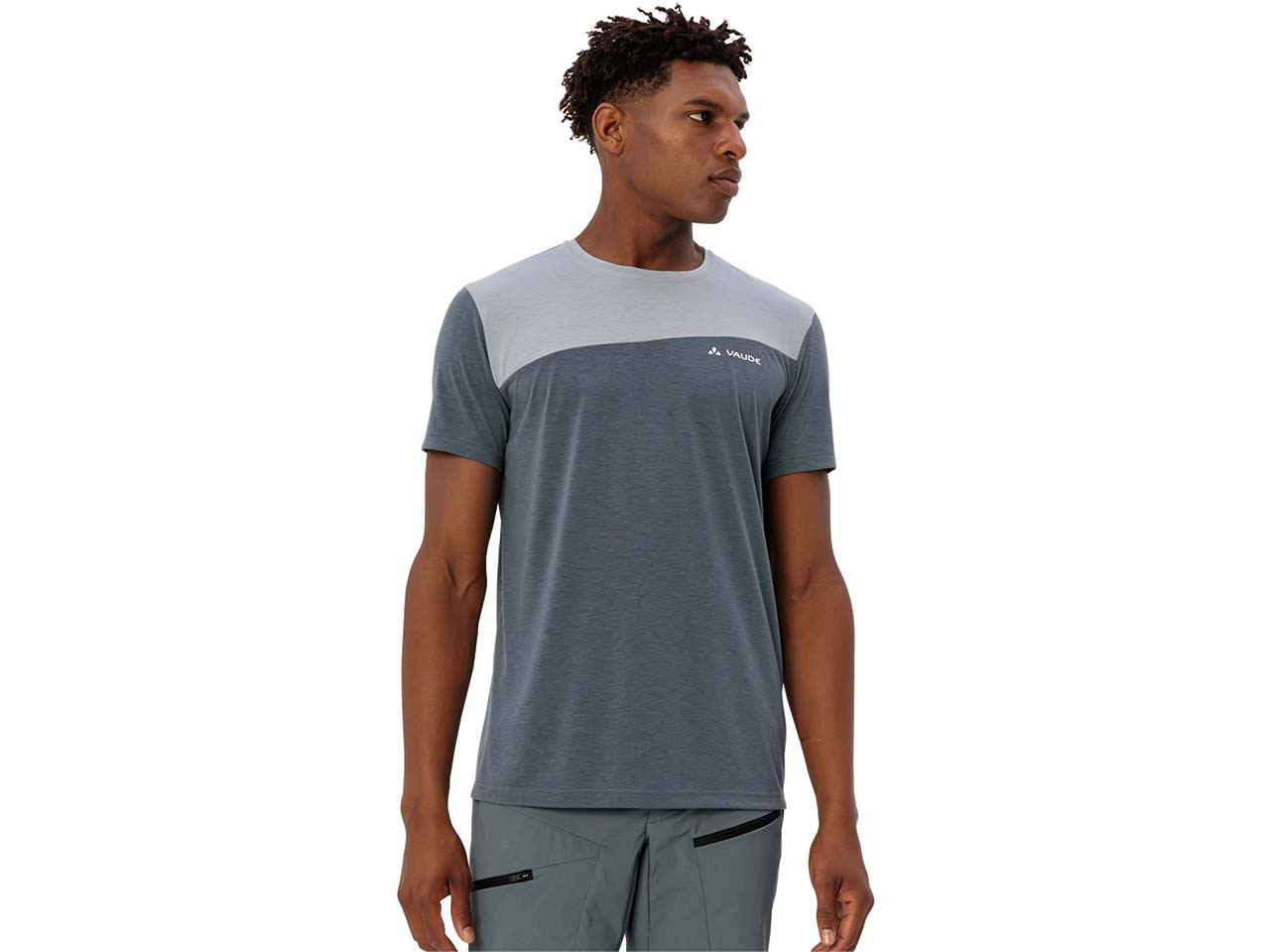 VAUDE Herren-T-Shirt "Sveit" schnelltrocknend, heron uni, Gr. XXL