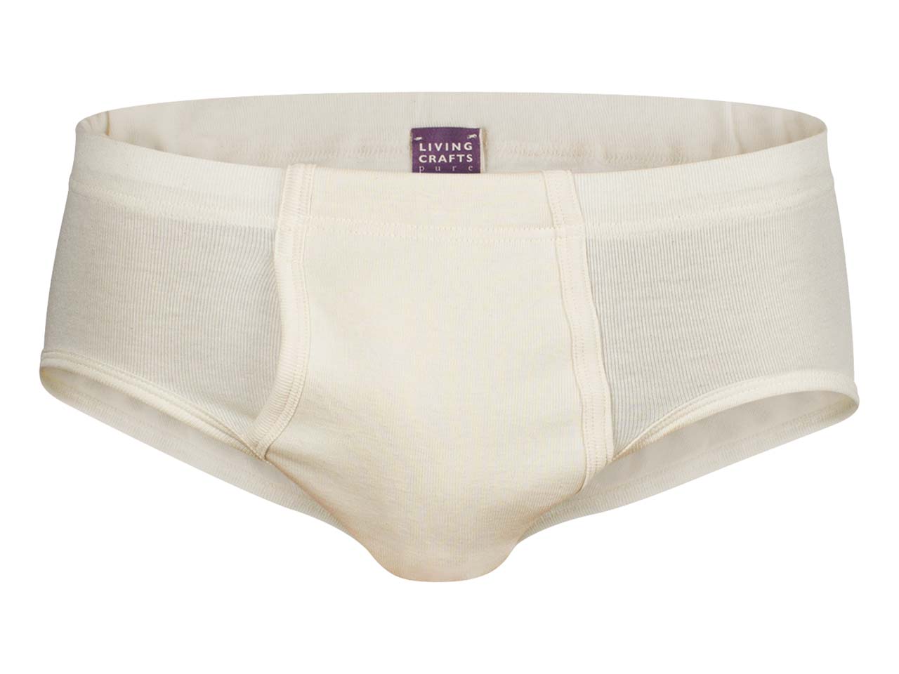 Living Crafts Bio-Herren-Slip "Julius" natur, Gr. L