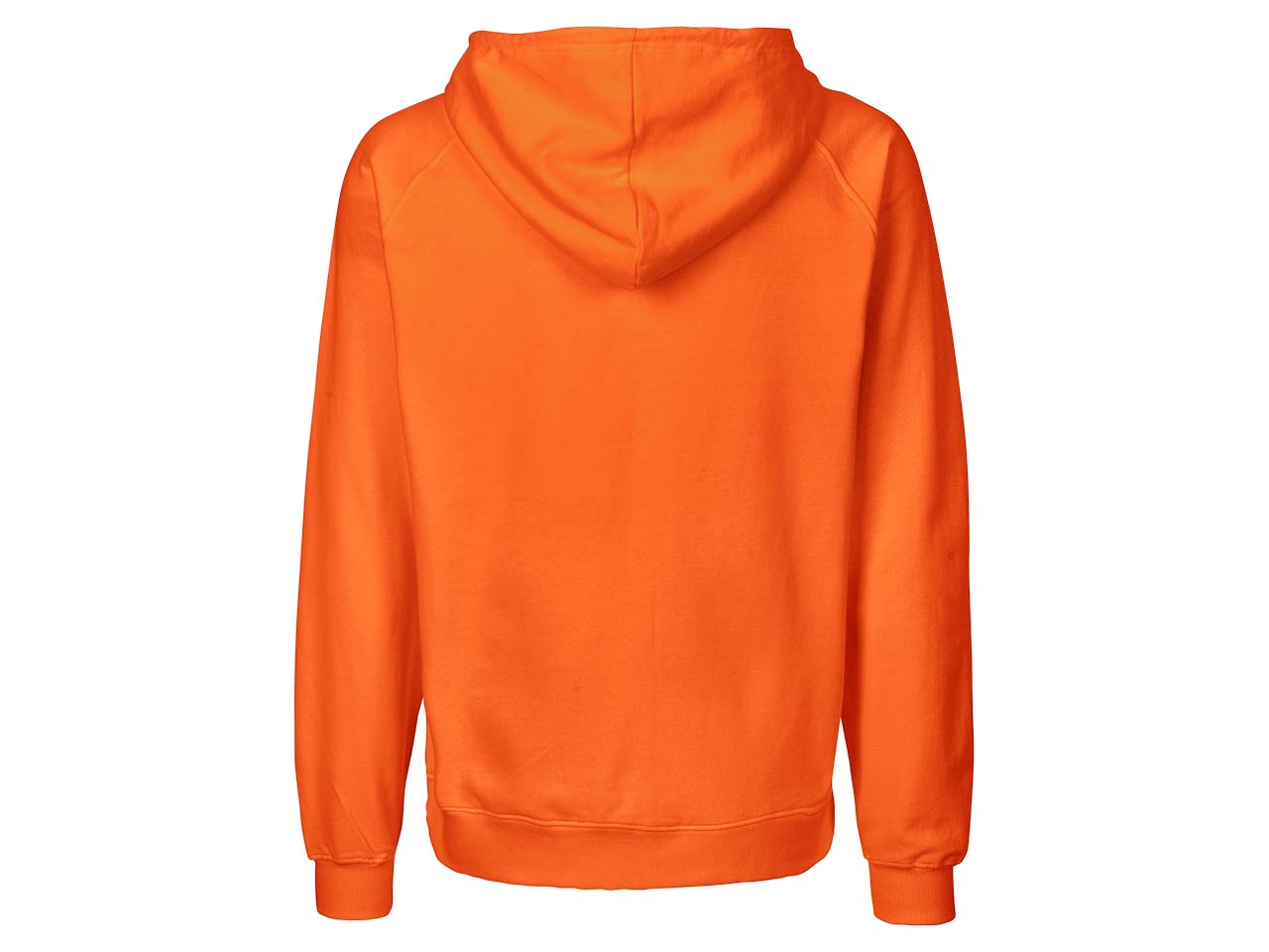 Neutral Bio-Herren-Sweatjacke mit Kapuze orange, Gr. XL