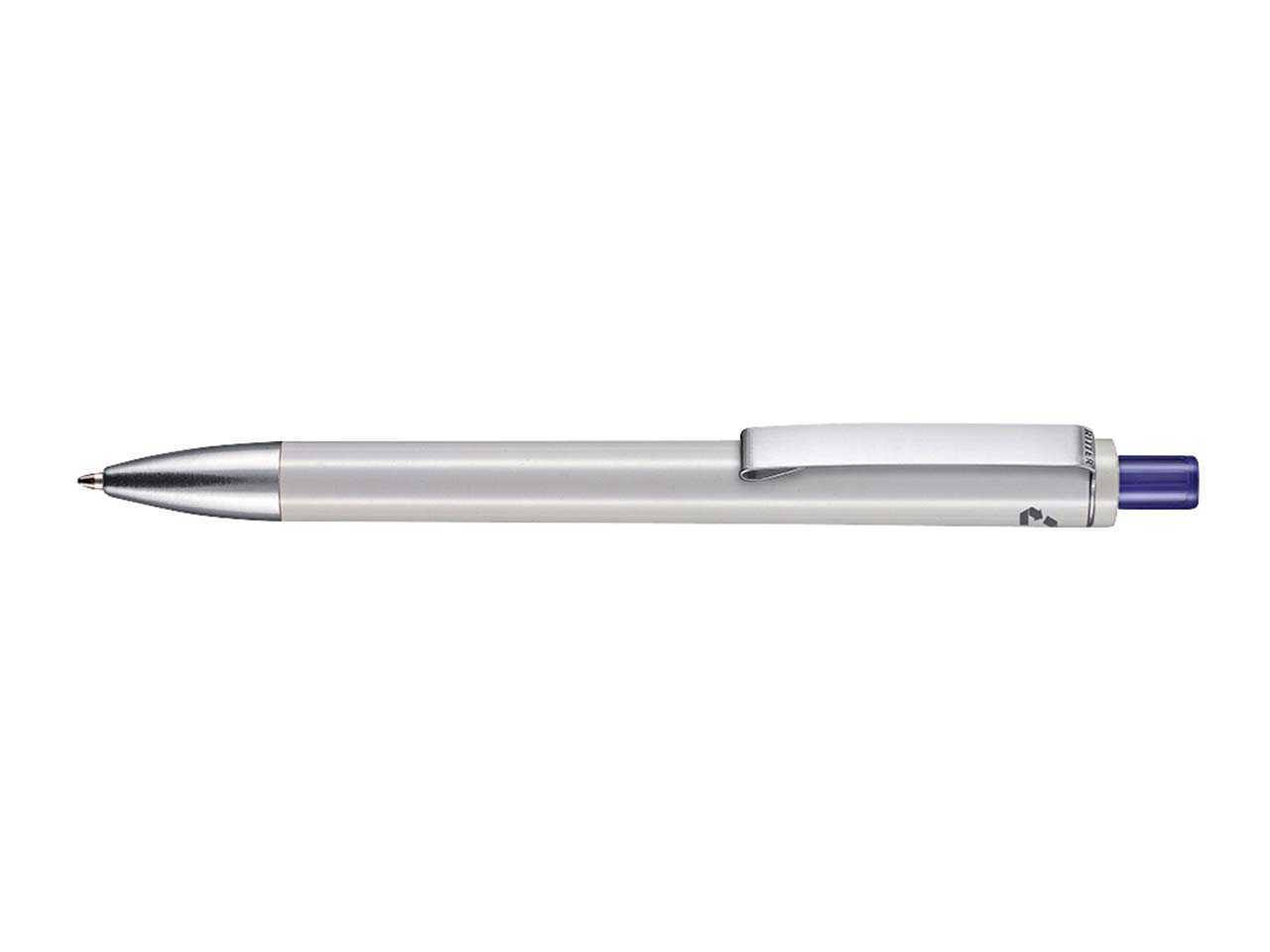 RITTER PEN Kugelschreiber 'EXOS RECYCLED' grau recycled/ozeanblau