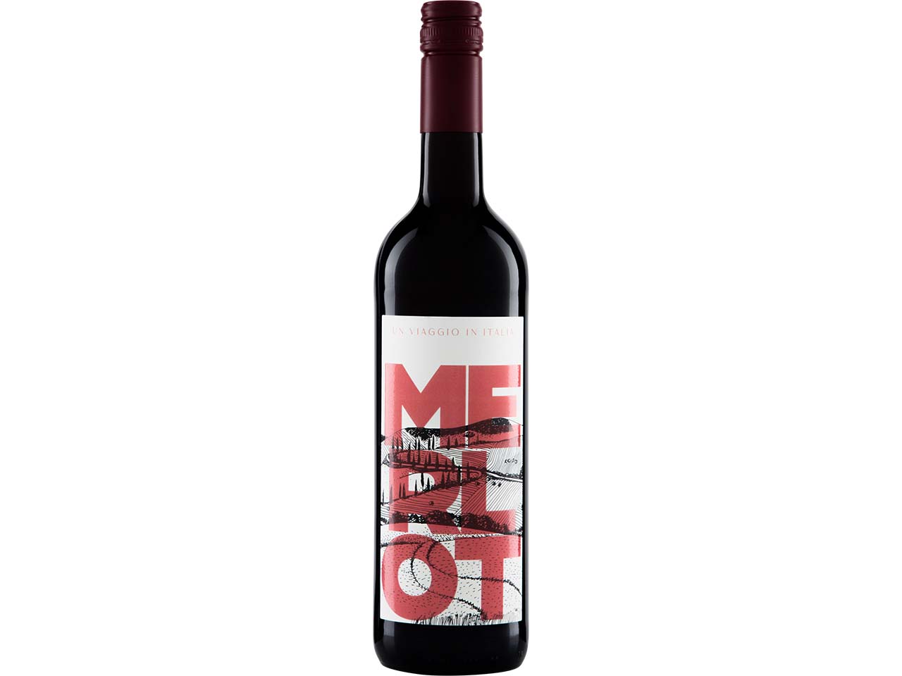 Bio-Rotwein UN VIAGGIO IN ITALIA Merlot 2024, 750 ml