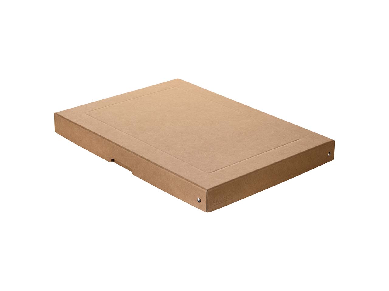 5 Falken Aufbewahrungsboxen "PureBox", 780 g/m², DIN A3, 4 cm Höhe, braun