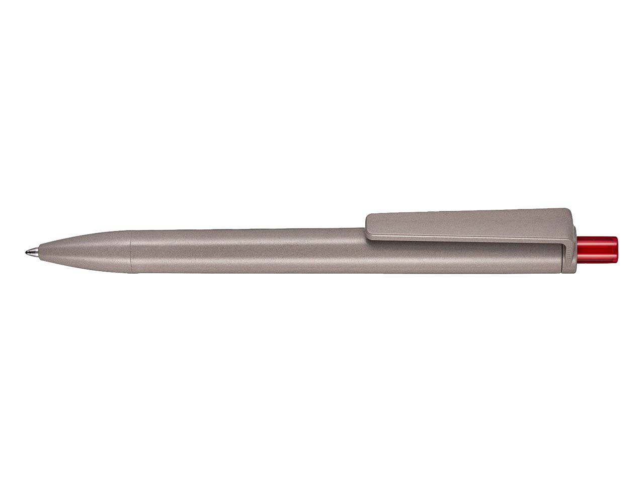 RITTER PEN Kugelschreiber 'ALGO PEN' algobraun/transparent kirschrot