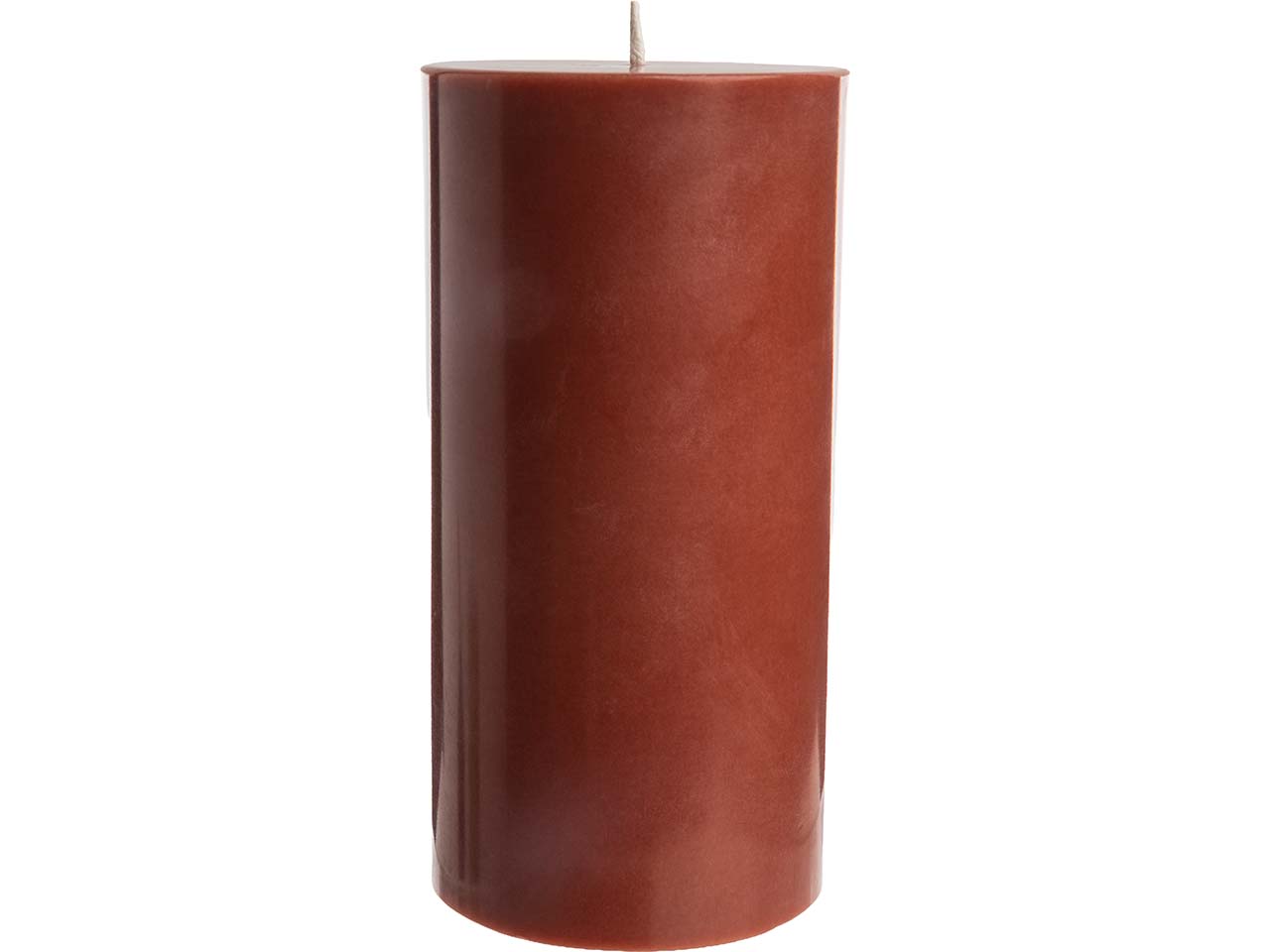 tranquillo Stumpenkerze "GLUMI" aus Stearin, Ø 7,5 cm x H 15 cm, rot