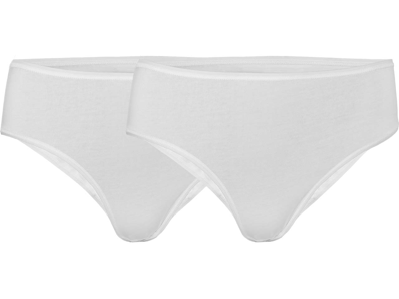 Living Crafts 2er-Pack Bio-Damen-Slip 'TARISSA' mit Spitze, offwhite, Gr. XL