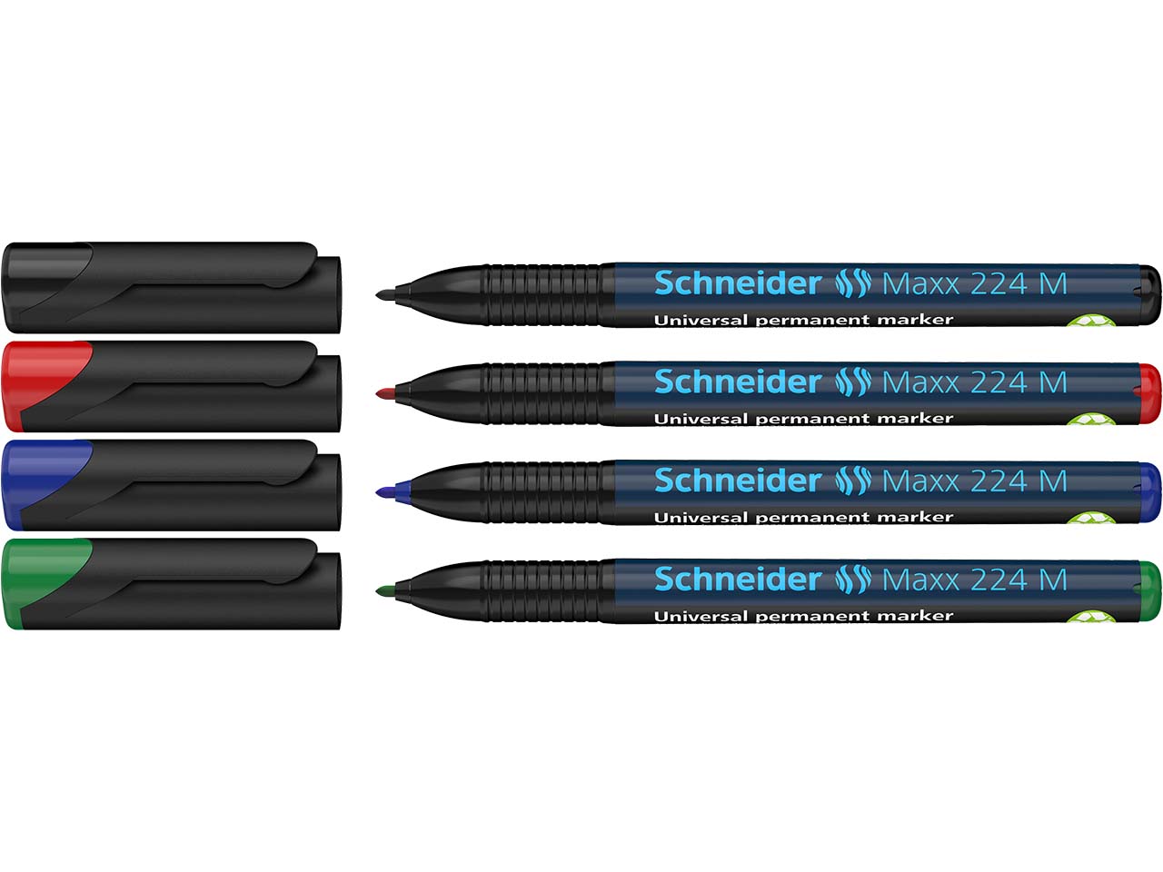 Schneider 4er-Set Universalmarker "Maxx 224 M", farbig sortiert