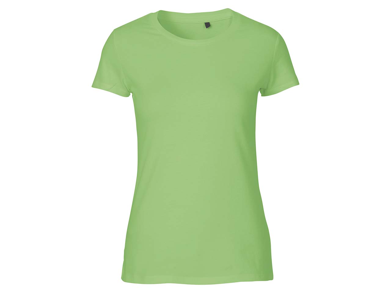 Neutral Bio-Damen-T-Shirt mit Rundhalsausschnitt lime, Gr. L