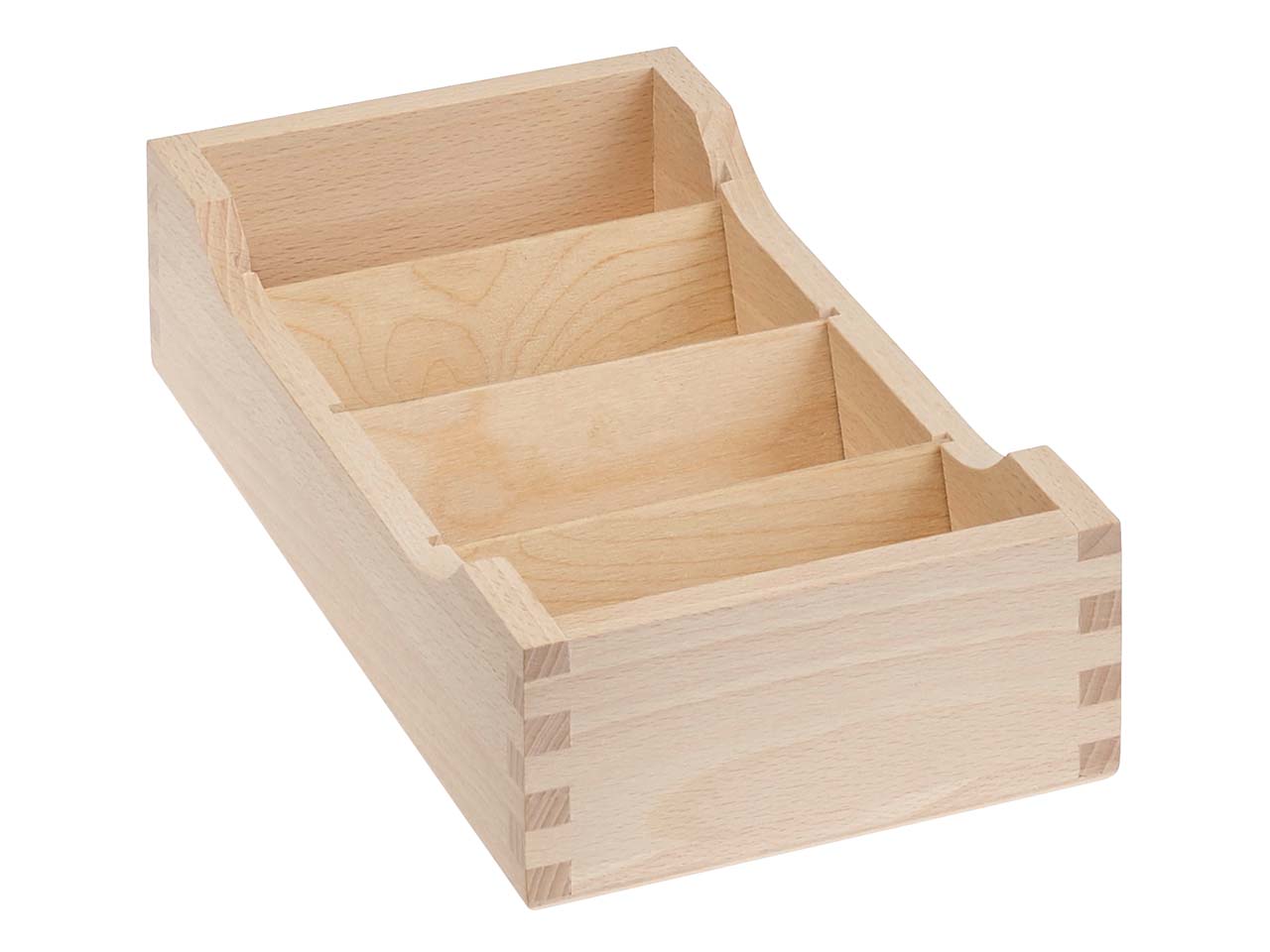 Karteikartenbox aus Holz, DIN A7